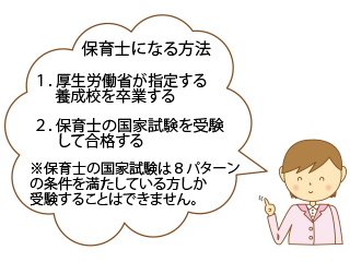 保育士になる方法